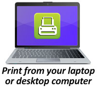 Print from Laptop or Desktop to Library Printers with MobilePrint Service
